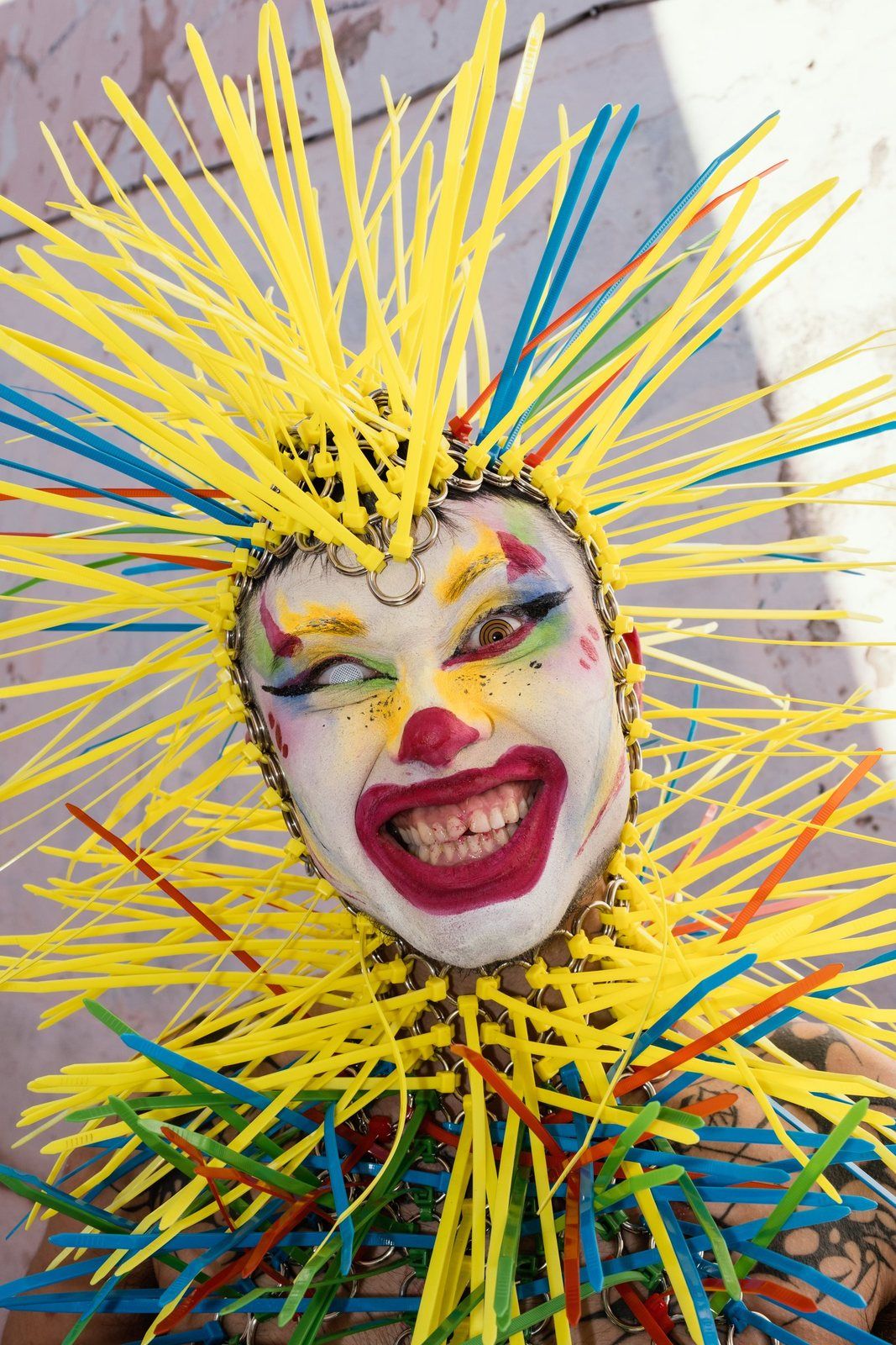 Photograph from the show featuring La Virgenxita.